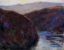 The Creuse Valley, Evening Effect by Claude Monet — hand-painted landscape oil painting reproduction on canvas