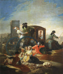 The Crockery Vendor by Francisco Goya — hand-painted cultural oil painting reproduction on canvas