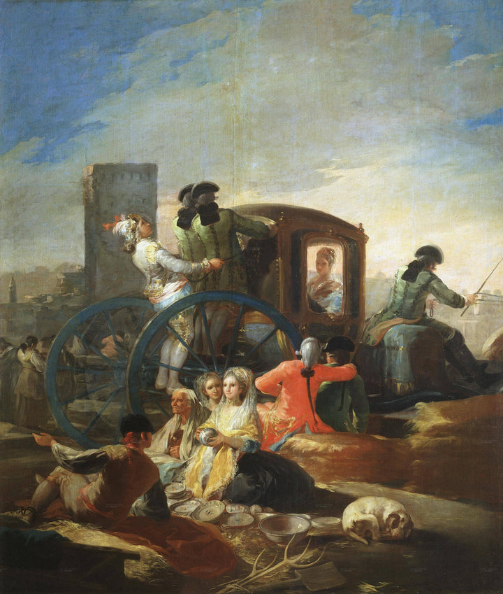 The Crockery Vendor by Francisco Goya — hand-painted cultural oil painting reproduction on canvas