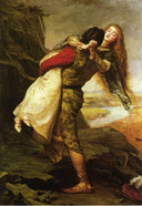 The Crown of Love by John Everett Millais — hand-painted cultural oil painting reproduction on canvas