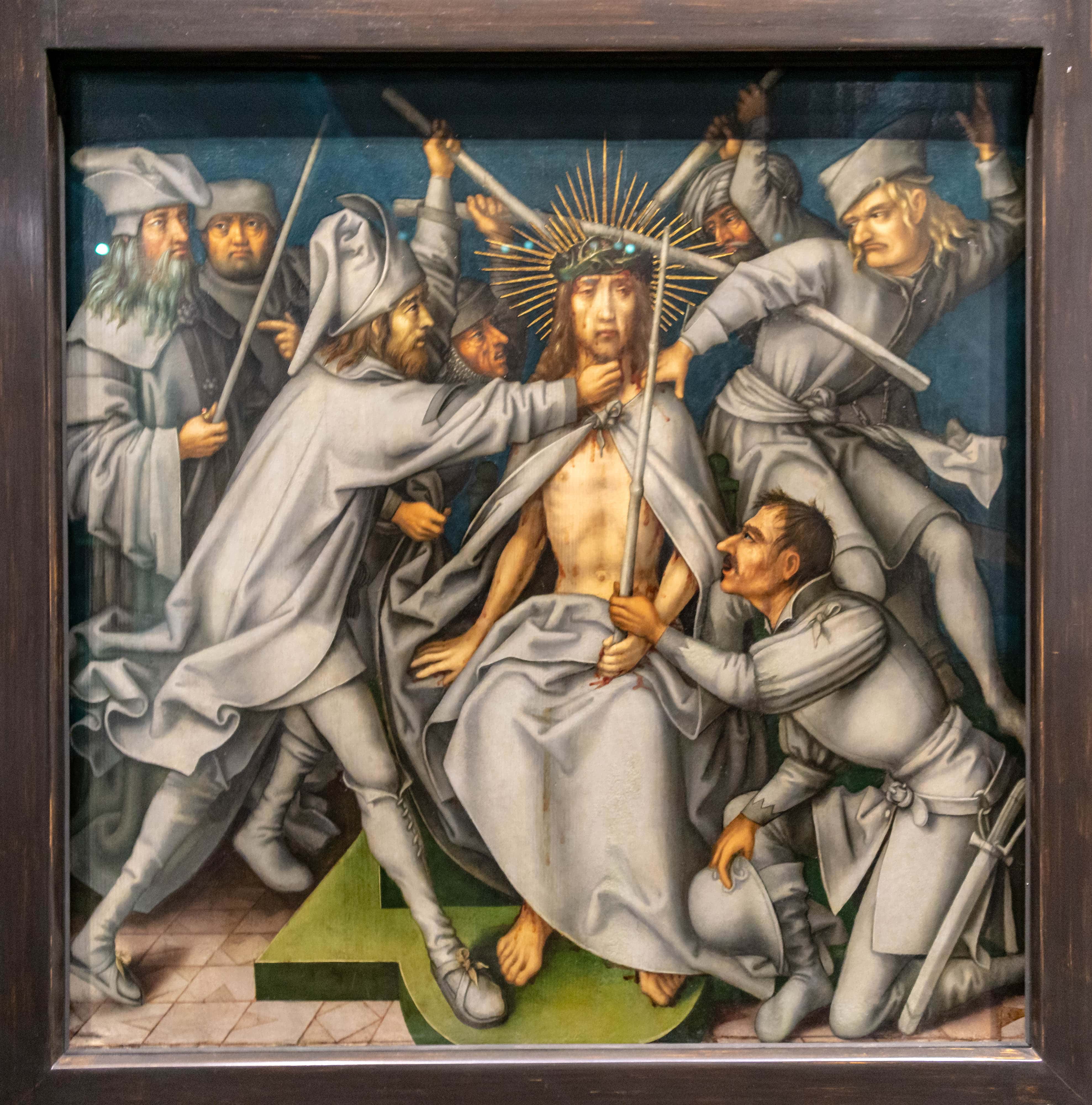 The crown of thorns (Grey Passion-5) - Hans Holbein the Elder