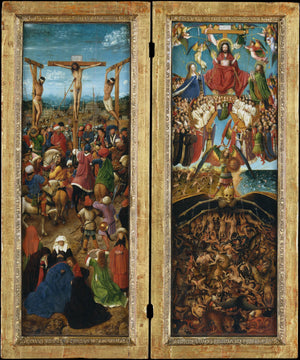 Crucifixion and Last Judgement diptych - Jan van Eyck