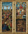 Crucifixion and Last Judgement diptych in dining room