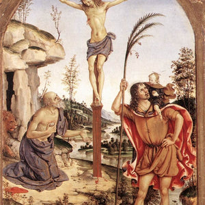 The Crucifixion with Sts. Jerome and Christopher