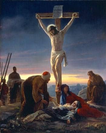The Crucifixion by Carl Bloch — hand-painted cultural oil painting reproduction on canvas