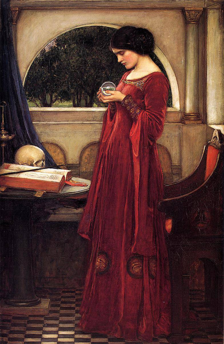 The Crystal Ball - John William Waterhouse