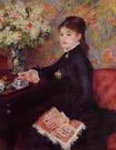 The Cup of Chocolate by Pierre-Auguste Renoir — hand-painted portrait oil painting reproduction on canvas