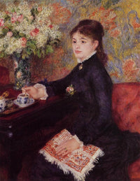 The Cup of Chocolate by Pierre-Auguste Renoir — hand-painted portrait oil painting reproduction on canvas