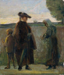 The curate's walk by Cristiano Banti — group oil painting wall art, Realism