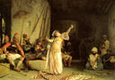 The Dance of the Almeh by Jean-Leon Gerome — hand-painted cultural oil painting reproduction on canvas