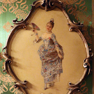 The dancer, decoration for a stage of the V order of the Teatro alla Scala