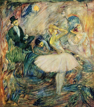 The Dancer in Her Dressing Room - Henri de Toulouse-Lautrec