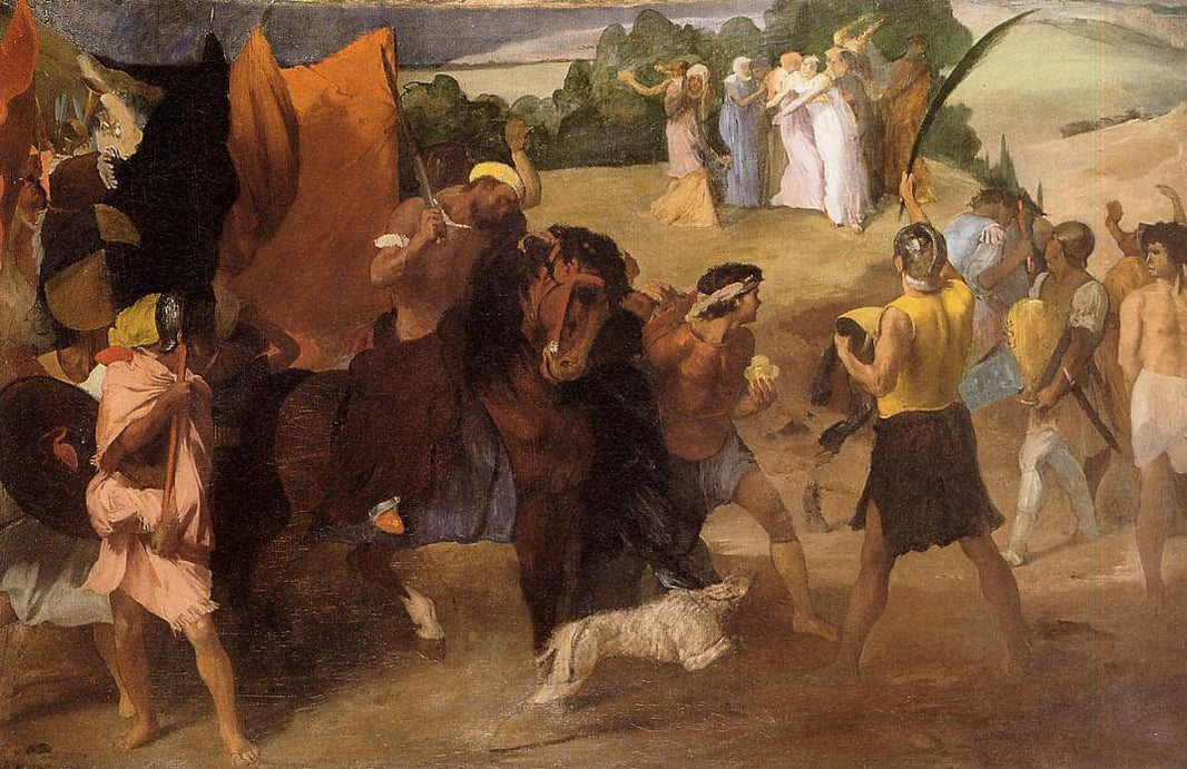 The Daughter of Jephtha by Edgar Degas — hand-painted cultural oil painting reproduction on canvas
