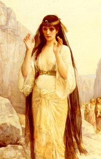 The Daughter of Jephthah by Alexandre Cabanel — hand-painted portrait oil painting reproduction on canvas