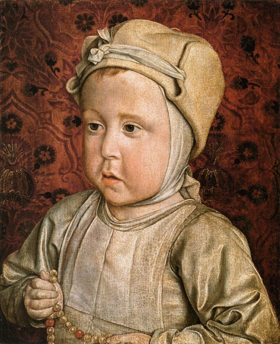 The Dauphin Charles Orlant by Jean Hey, hand-painted portrait oil painting reproduction on canvas