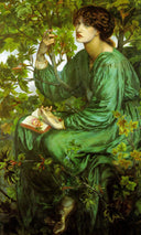 The Day Dream by Dante Gabriel Rossetti — hand-painted botanical oil painting reproduction on canvas
