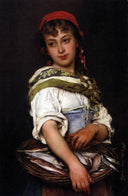 The Days Catch by Eugene de Blaas — hand-painted animal oil painting reproduction on canvas