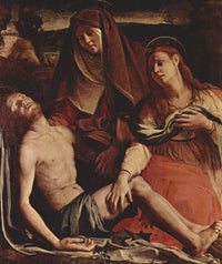 The Dead Christ with the Virgin and St. Mary Magdalene by Agnolo Bronzino — hand-painted cultural oil painting reproduction on canvas