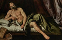 The Death of Cato by Domenico Fiasella — male oil painting wall art, Baroque