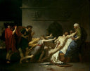 The Death of Cato of Utica by Pierre-Narcisse Guerin — hand-painted cultural oil painting reproduction on canvas