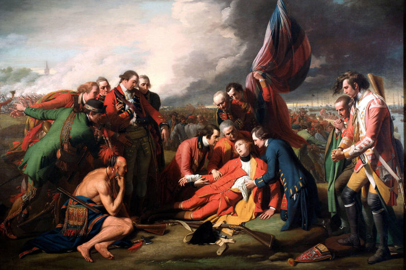 The Death of General Wolfe on gallery wrap