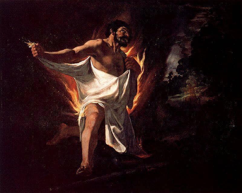 The Death of Hercules by Francisco de Zurbaran — hand-painted cultural oil painting reproduction on canvas