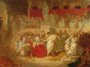 The death of Julius Caesar - Vincenzo Camuccini