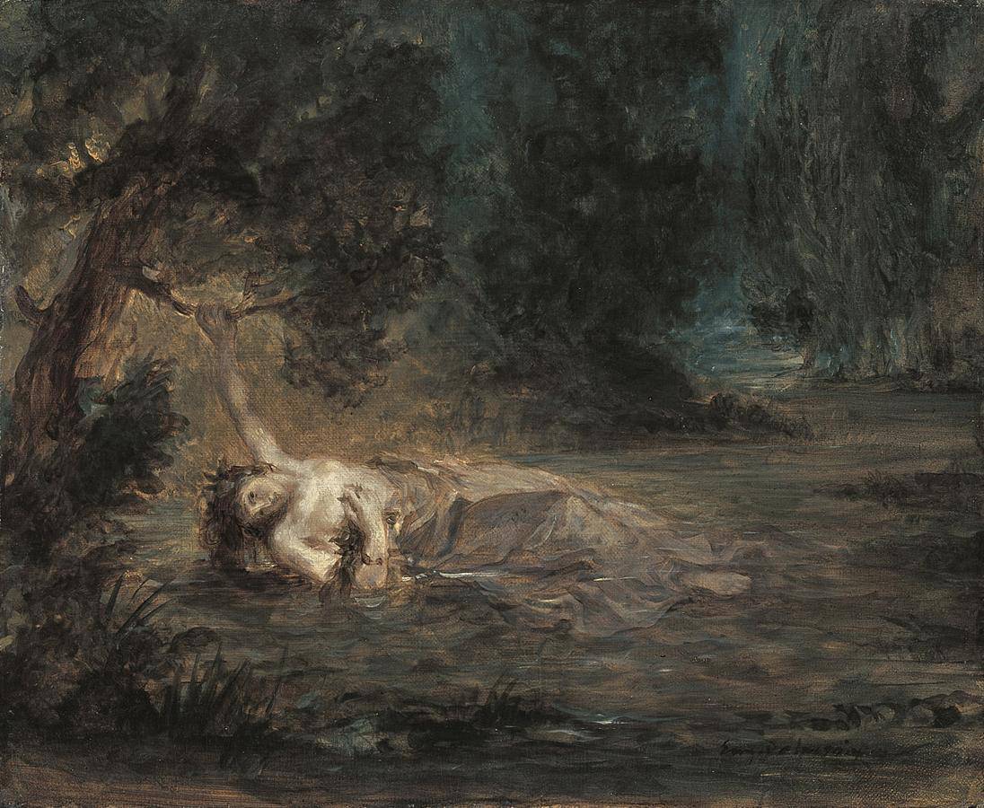 The Death of Ophelia - Eugene Delacroix