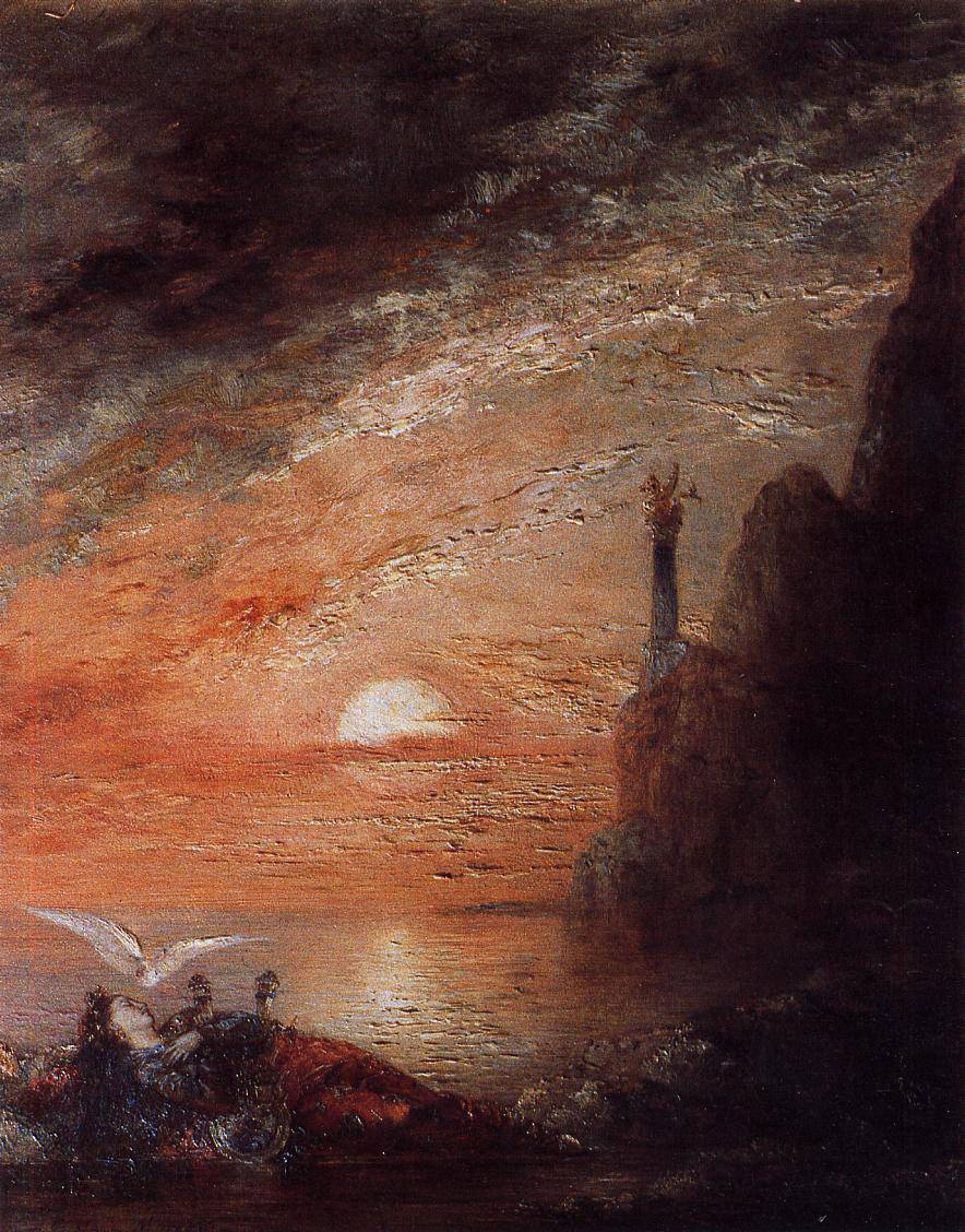 The Death of Sappho - Gustave Moreau