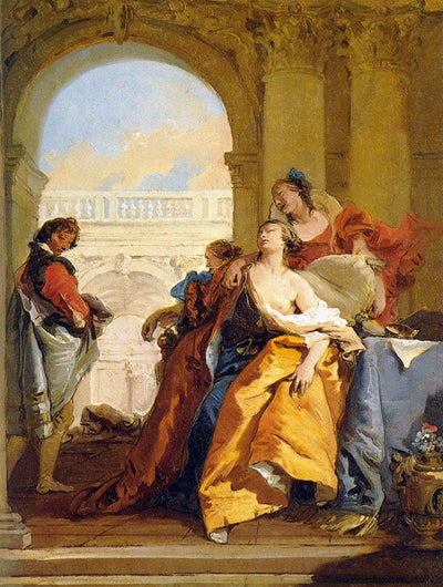 The Death of Sophonisba in master bedroom