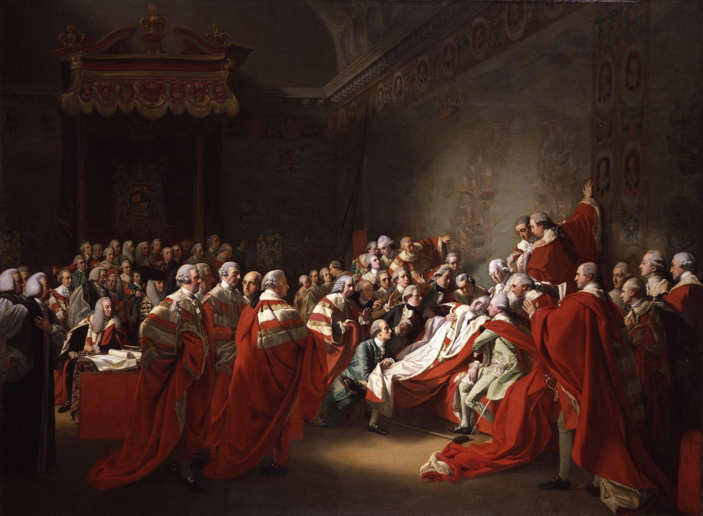 The Death of the Earl of Chatham - John Singleton Copley