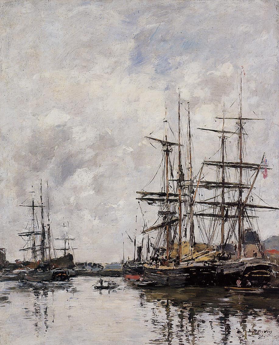 The Deauville Basin - Eugene Boudin