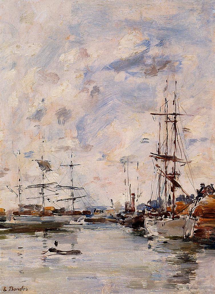 The Deauville Basin - Eugene Boudin