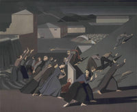 The Deluge by Winifred Knights — hand-painted abstract oil painting reproduction on canvas