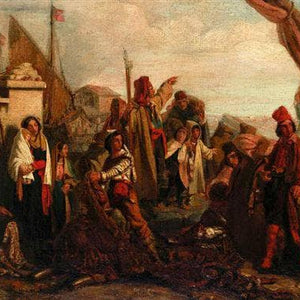 The departure of fishermen from the Adriatic