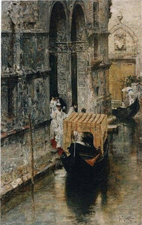 The departure of the newlyweds