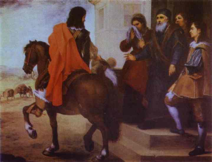 The Departure of the Prodigal Son - Bartolome Esteban Murillo