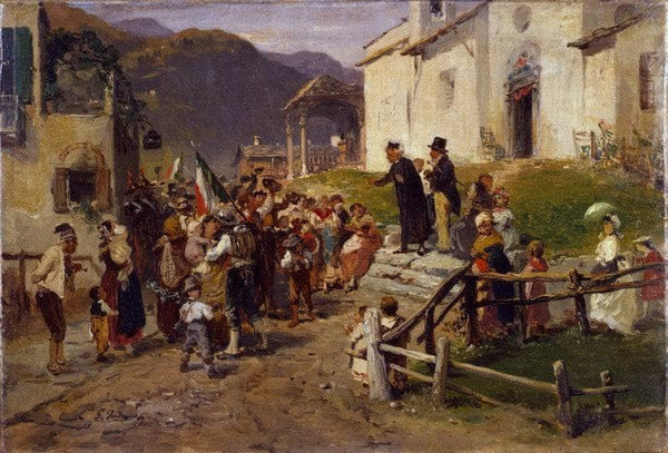 The departure of the volunteers (preparatory sketch)