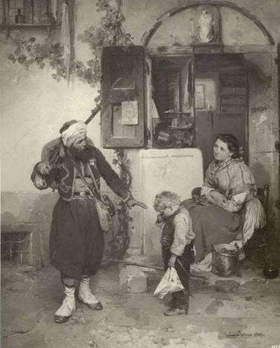 The departure of the Zouave in study