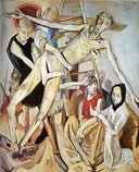 The Descent from the Cross by Max Beckmann — hand-painted abstract oil painting reproduction on canvas