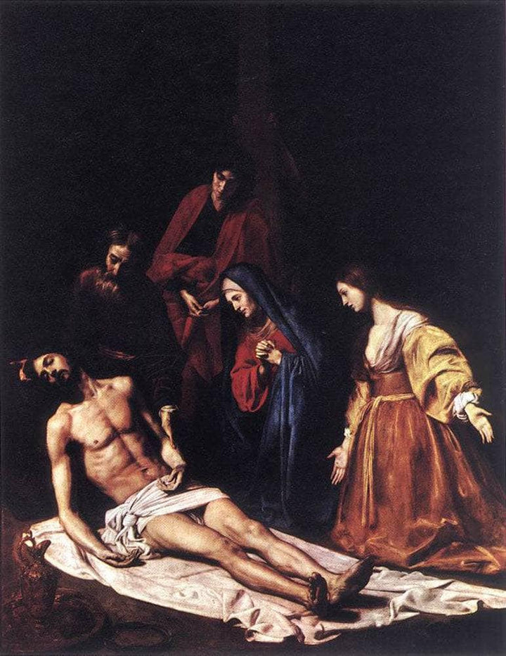 The Descent from the Cross by Nicolas Tournier — hand-painted cultural oil painting reproduction on canvas