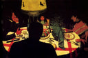 The Dinner, effect of lamp by Felix Vallotton — life oil painting wall art, Post Impressionism