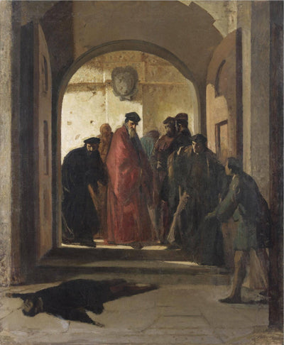 The discovery of the corpse of Lorenzino de 'Medici in study