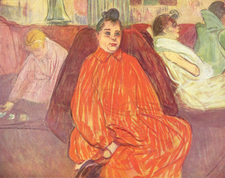 The Divan - Henri de Toulouse-Lautrec