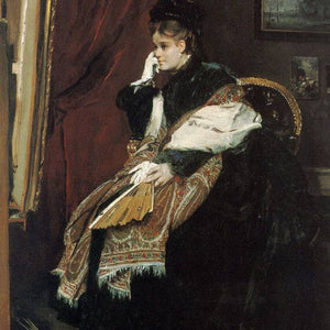 The Dolour Certainty by Alfred Stevens — Oil Painting Reproduction