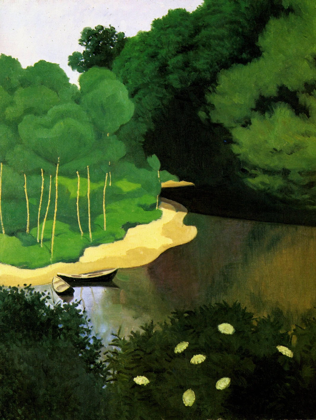 The Dordogne with Carrenac by Felix Vallotton — hand-painted botanical oil painting reproduction on canvas
