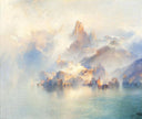 The Dream City by Thomas Moran — valley oil painting wall art, Romanticism