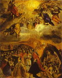 The Dream of Philip II by El Greco — religion oil painting wall art, Mannerism Late Renaissance