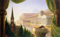 The dream of the architect by Thomas Cole — hand-painted architectural oil painting reproduction on canvas