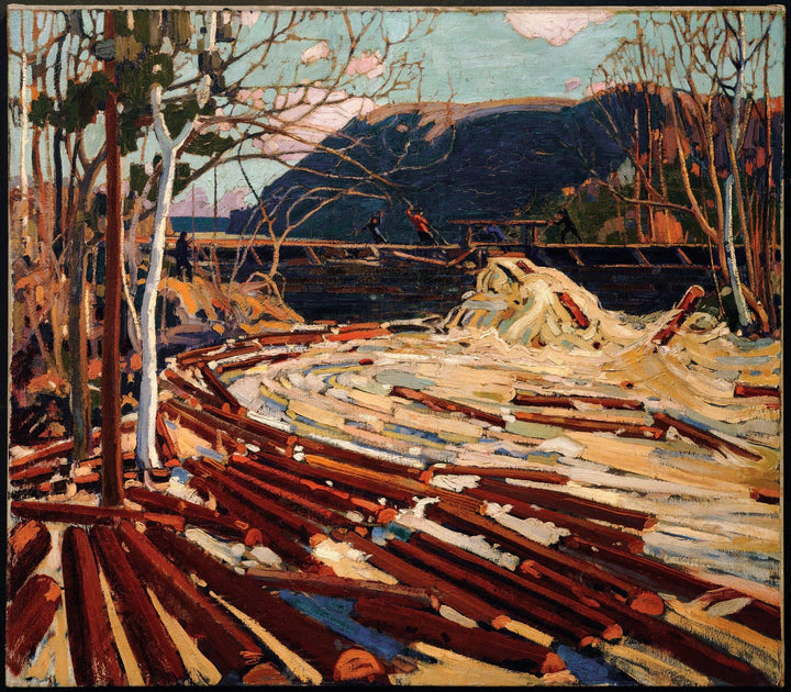 The Drive by Tom Thomson — hand-painted landscape oil painting reproduction on canvas